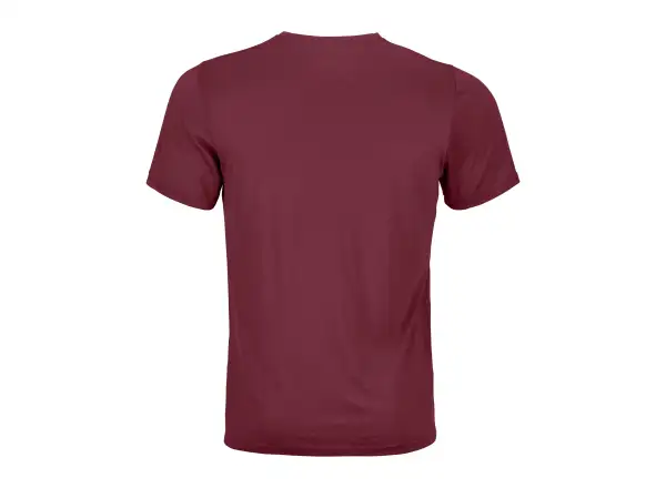 Ortovox 120 Cool Tec Mtn Stripe Herren T-Shirt Red Malbec