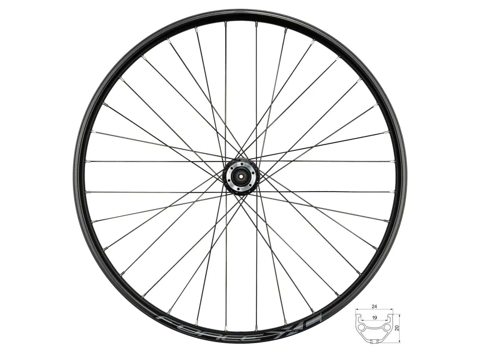 Force XC Disc 27,5 Vorderrad Laufrad Nabe Force F804332
