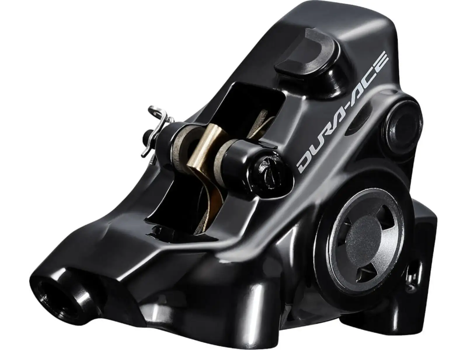 Shimano Dura-Ace BR-R9270 Hintere Flat Mount Scheibenbremse L03A Polymer-Beläge + Kühlrippen Schraube 25 mm