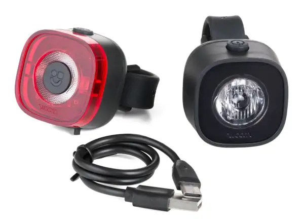 Woom Beam Bike Lights Front- und Rücklicht Set