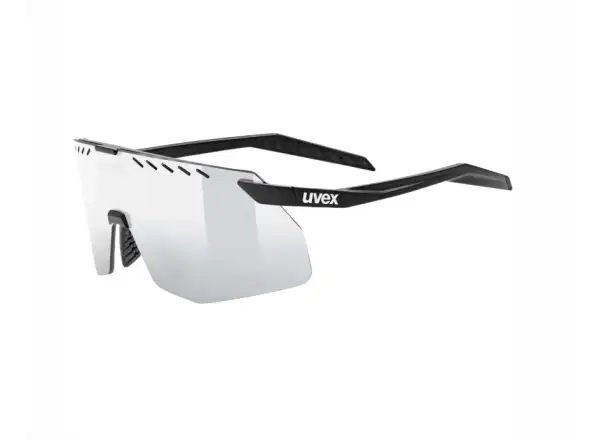 Uvex Pace Stage S Fahrradbrille Black matt/Mirror Silver