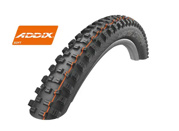 Schwalbe Hans Dampf Evo Addix Soft, SuperG, TLE, E-25 26x2,35" Reifen mit Kevlar-Gürtel.