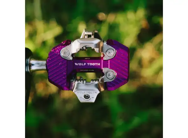 WOLF TOOTH CTRL Trail klicklose Pedale Ultraviolet Purple
