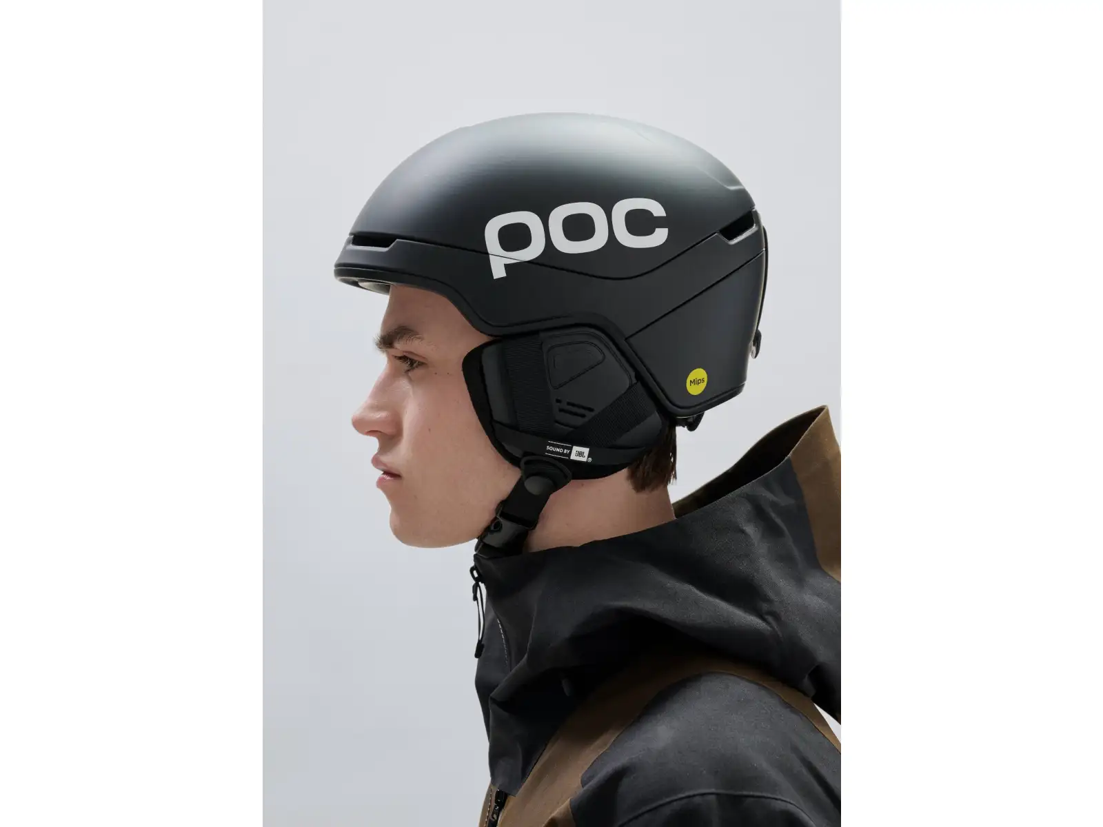 POC Obex Contour Communication Skihelm Sylvanite Grey Matt/Uranium Black Matt