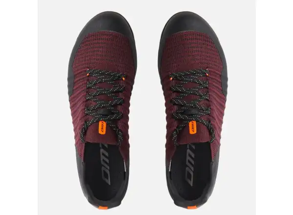 DMT GK1 Gravel Herren-Fahrradschuhe Schwarz/Bordeaux