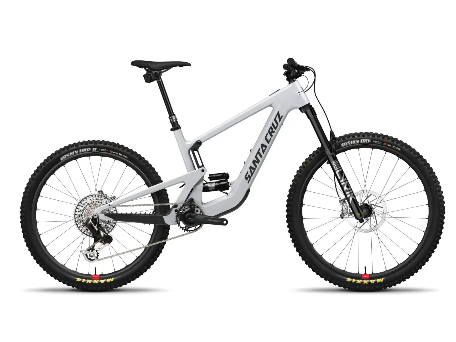 Santa Cruz Heckler SL 1 CC XX AXS RSV Vollgefedertes E-Bike Matte Silver