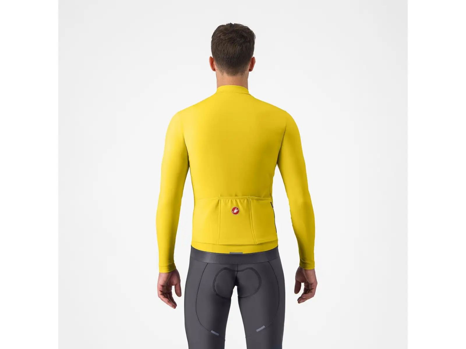Castelli Espresso Thermal Jersey Herrenradtrikot Mango Mojito/Dark Gray