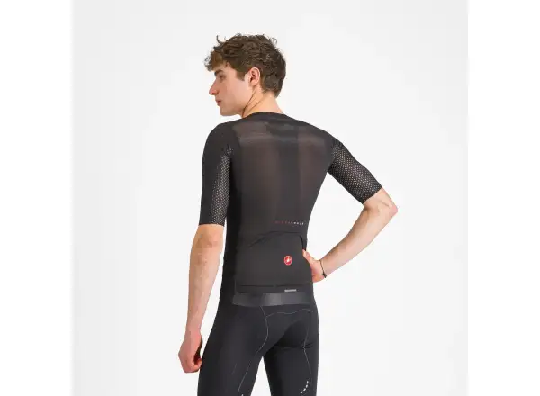 Castelli Aero Race 8S Herren-Trikot Kurzarm Black