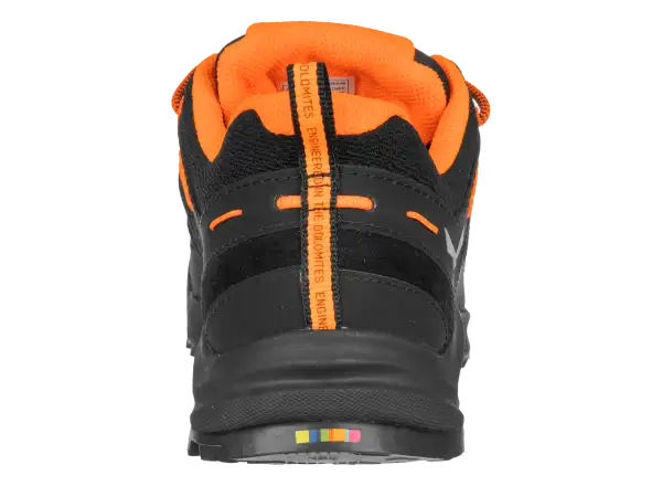 Salewa Wildfire Leder Herrenschuhe Schwarz/Fluo Orange