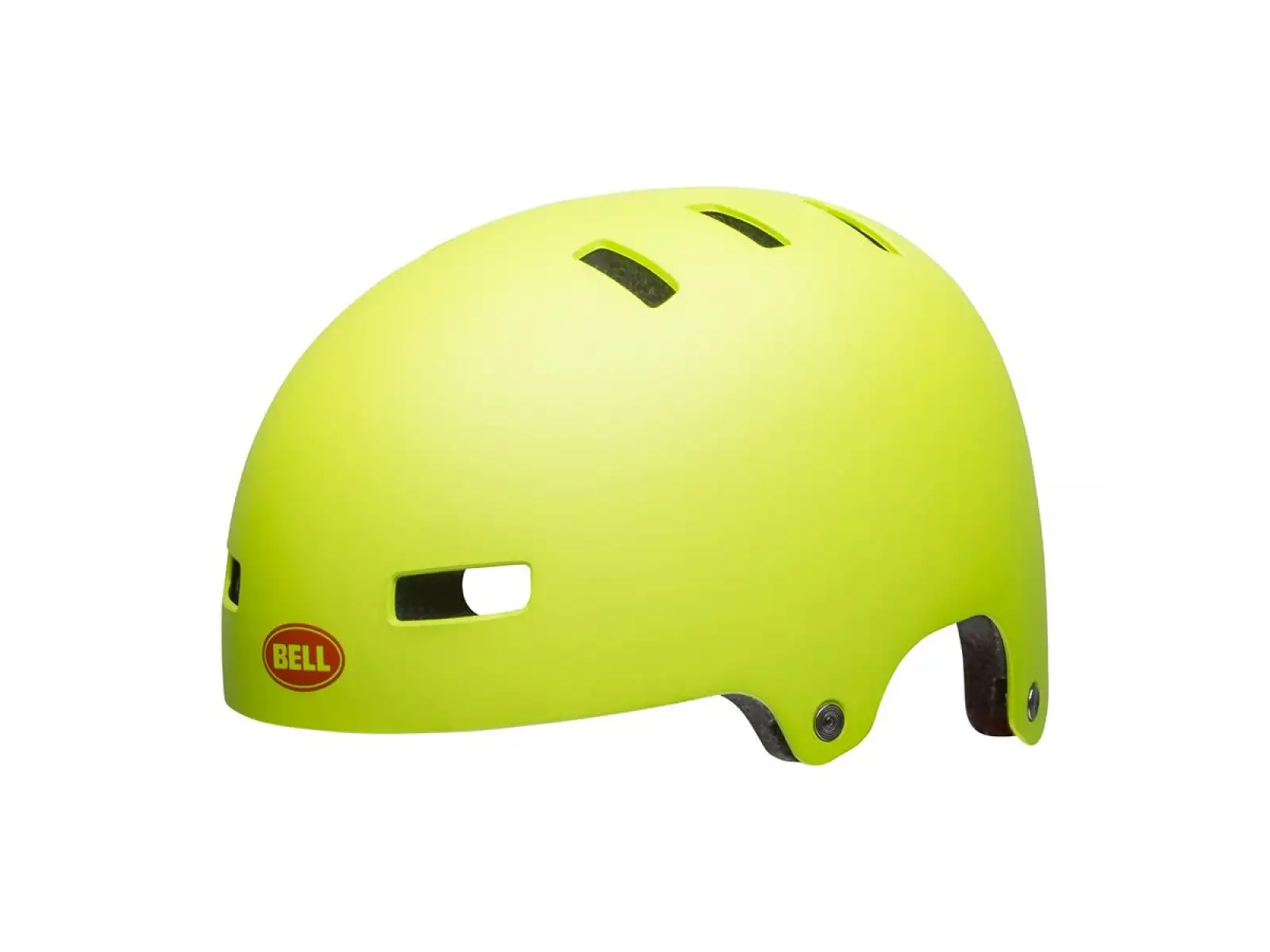 Bell Span Kinderhelm Matte Bright Green in Größe XS.