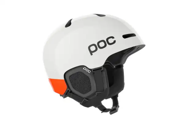 POC Fornix MIPS Skihelm Hydrogen White/Fluorescent Orange