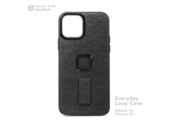 Peak Design Mobile Everyday Loop Case für das iPhone 13 Pro Max, Mobiltelefonhülle in der Farbe charcoal.