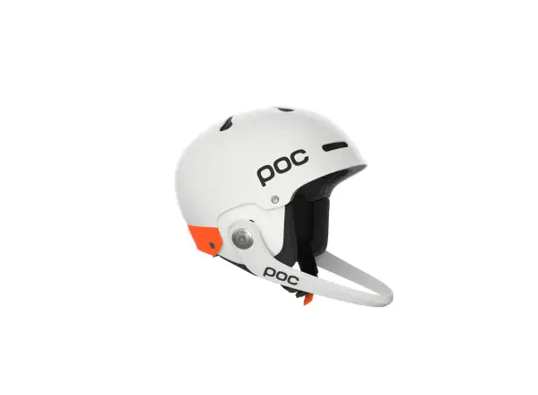 POC Artic SL MIPS Skihelm Hydrogen White/Fluorescent Orange