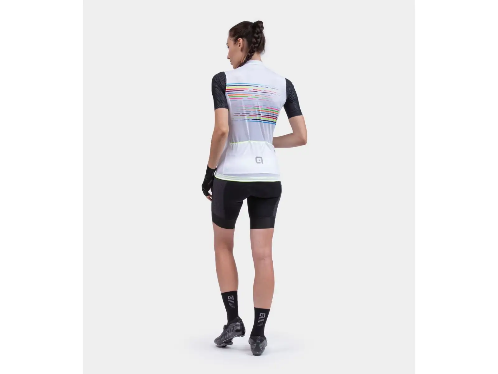 Alé PR-S Logo Damen Kurzarmtrikot weiß