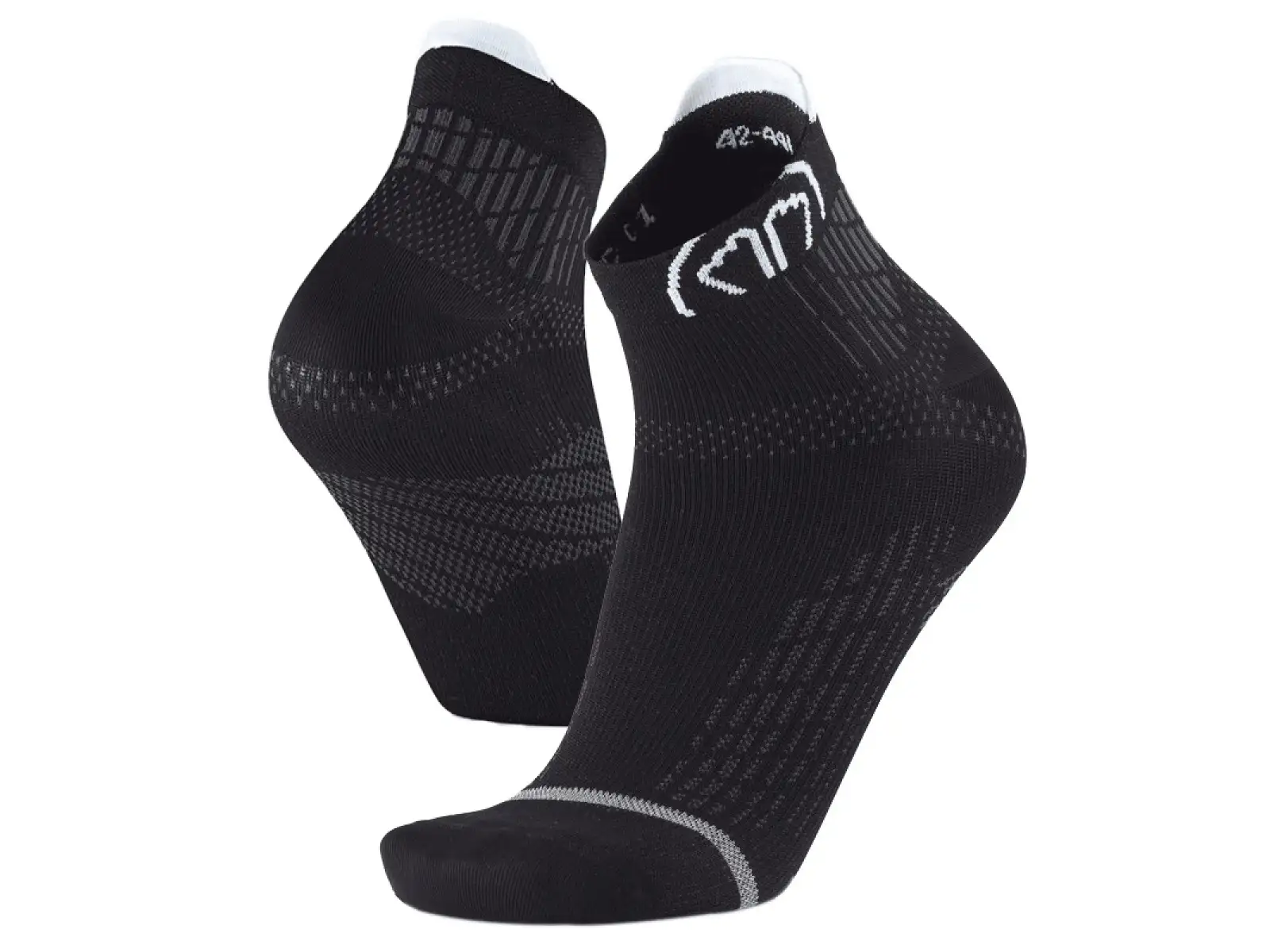 Sidas Run Anatomic Knöchelsocken Schwarz