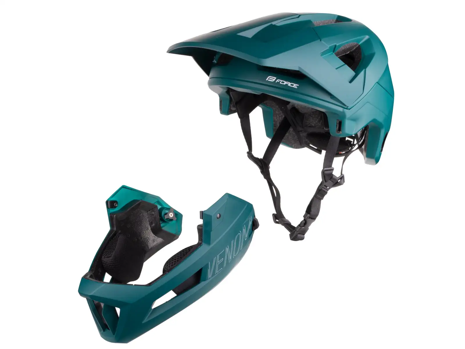 Force Venom Downhill-Helm petrol