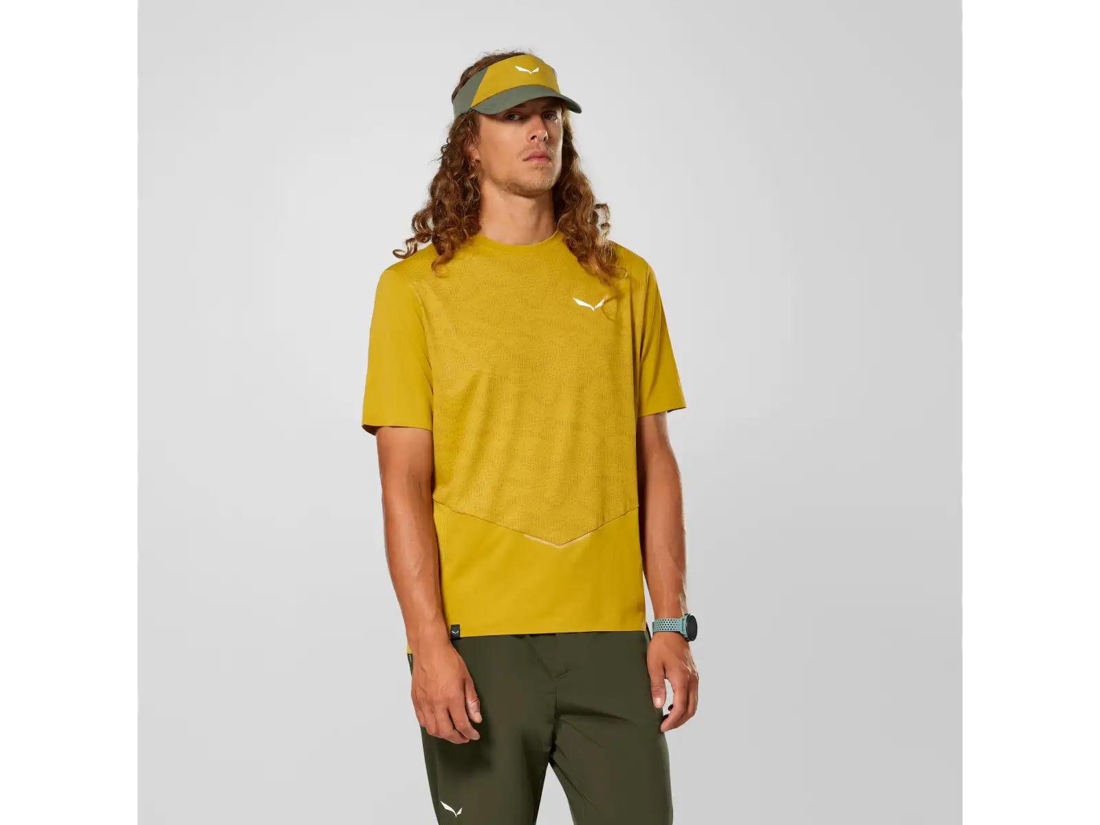 Salewa Pedroc Tech Dry Herren T-Shirt Olive Oil