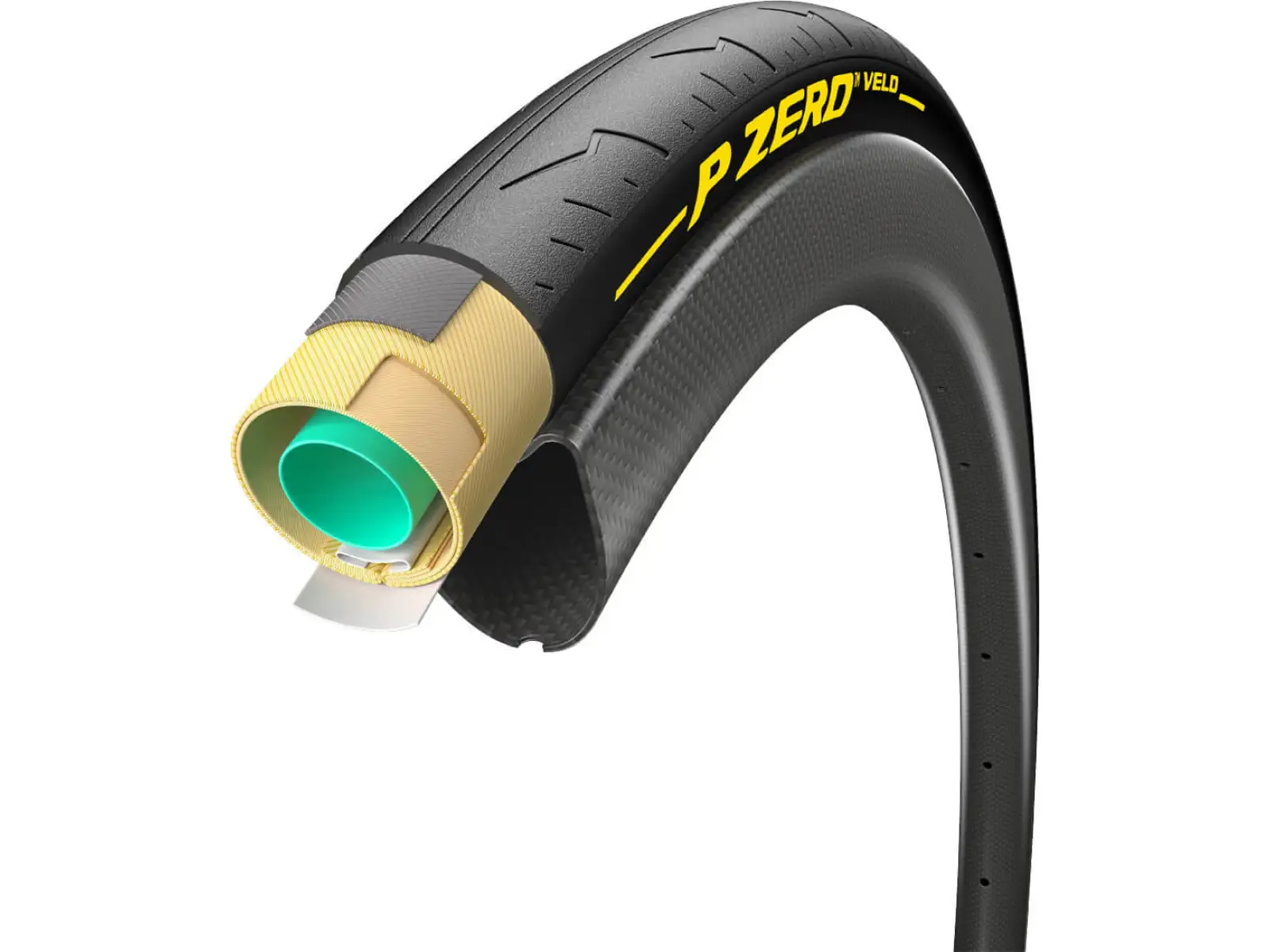 Pirelli P Zero Velo 25-622 Straßenreifen Kevlar Schwarz