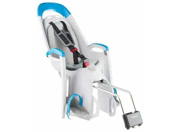 HAMAX Amaze lock Kinderfahrradsitz Rücksitz Grau/Petrol Reflex