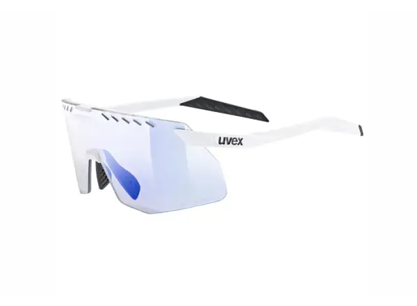 Uvex Pace Stage Variomatic Small Brille White Matt/Mirror Blue