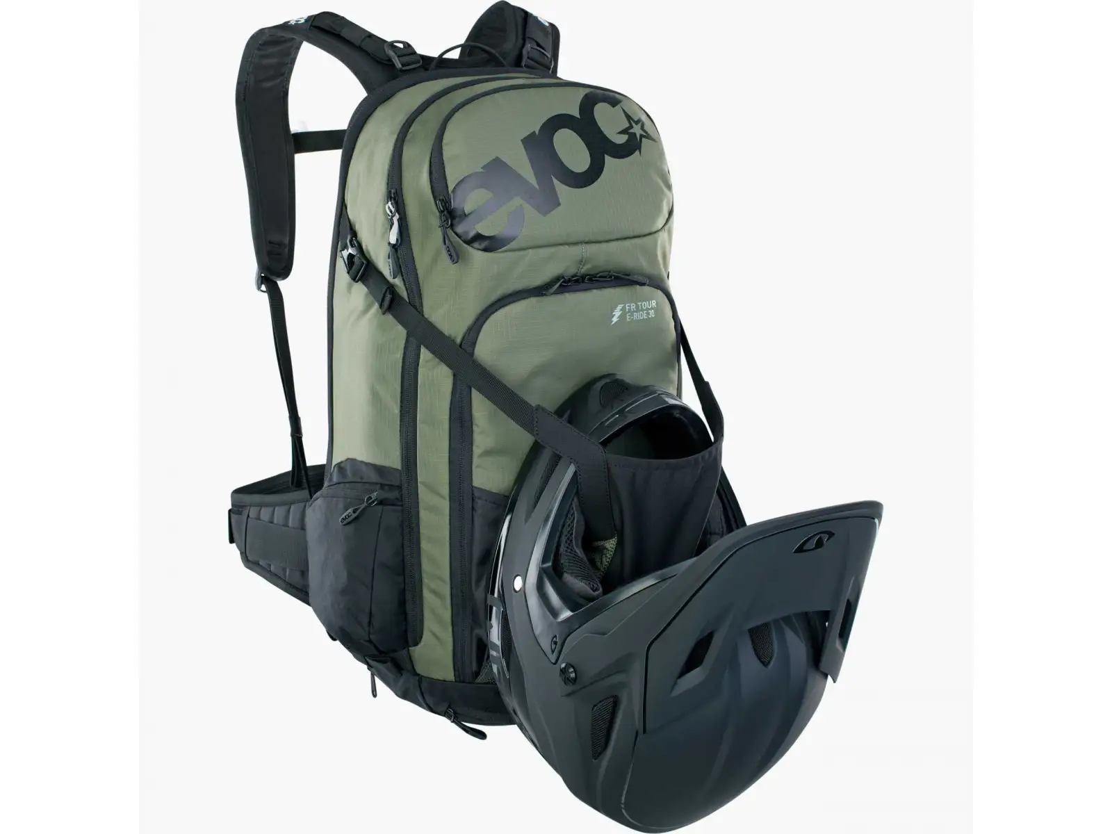 Evoc FR Tour E-Ride Rucksack 30 l Dunkel-Olive/Schwarz