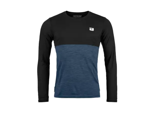 Ortovox 150 Cool Logo Herren T-Shirt Langarm Black Raven