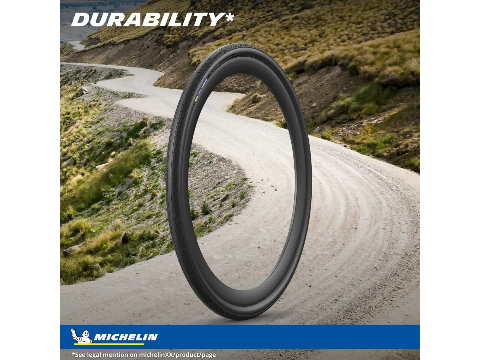 Michelin Power Adventure TS TLR Competition Line 700x42C Schotterreife Kevlar Schwarz