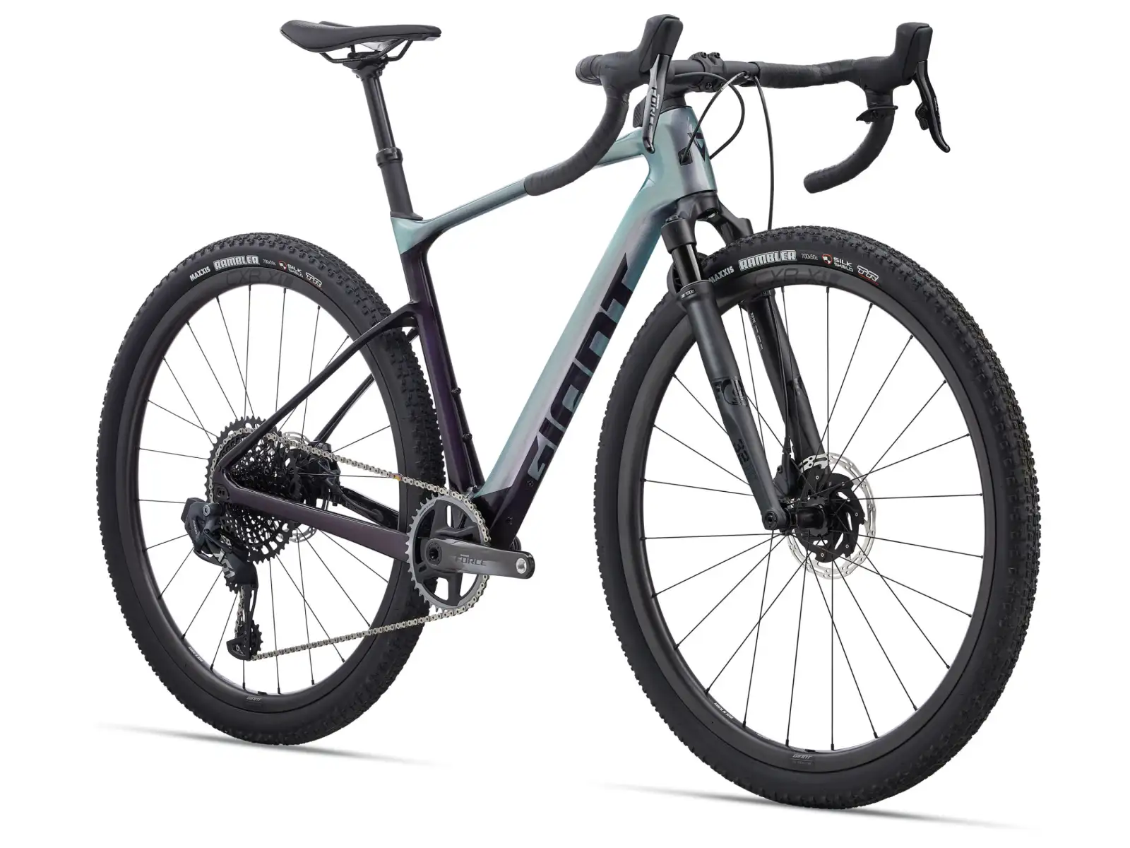 Giant Revolt X Advanced Pro 0 Gravel Fahrrad Airglow Black Currant