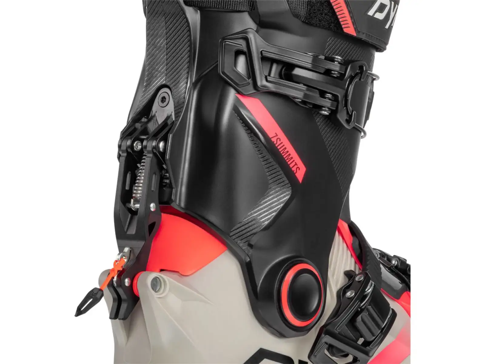 Dynafit Seven Summits Damen-Skitourenschuhe Fluo Coral/Overcast