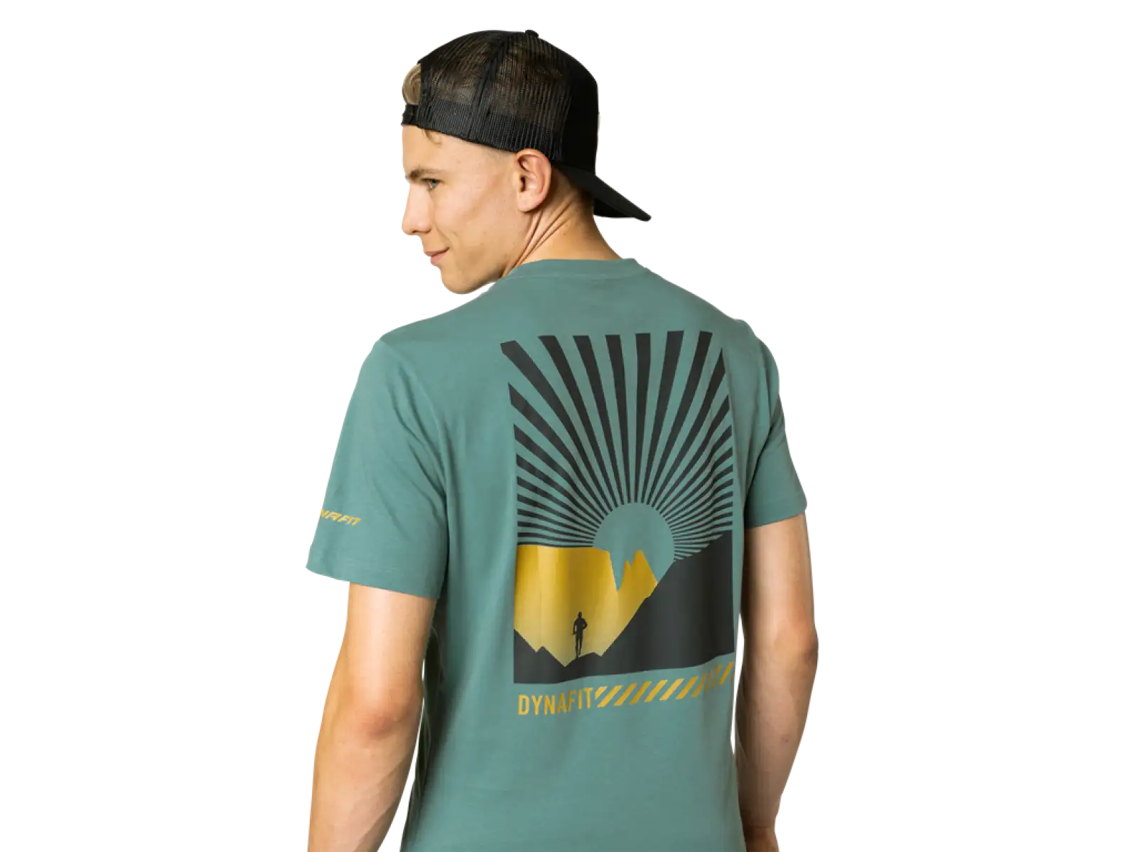 Dynafit 24/7 Graphic Herren T-Shirt Kurzarm Atlantic/Sunrise Trail