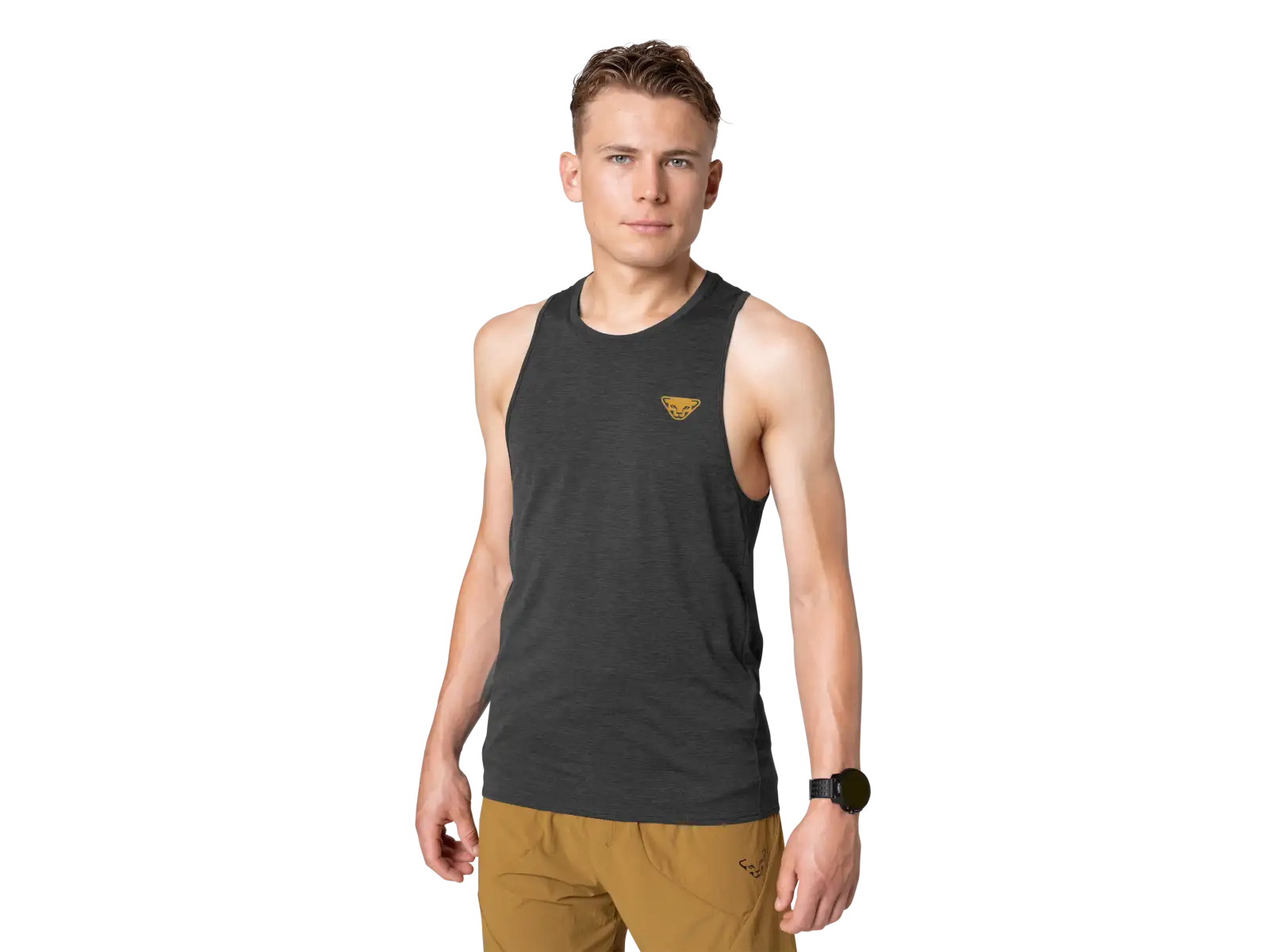 Dynafit Trail Herren ärmelloses Laufshirt Black Out