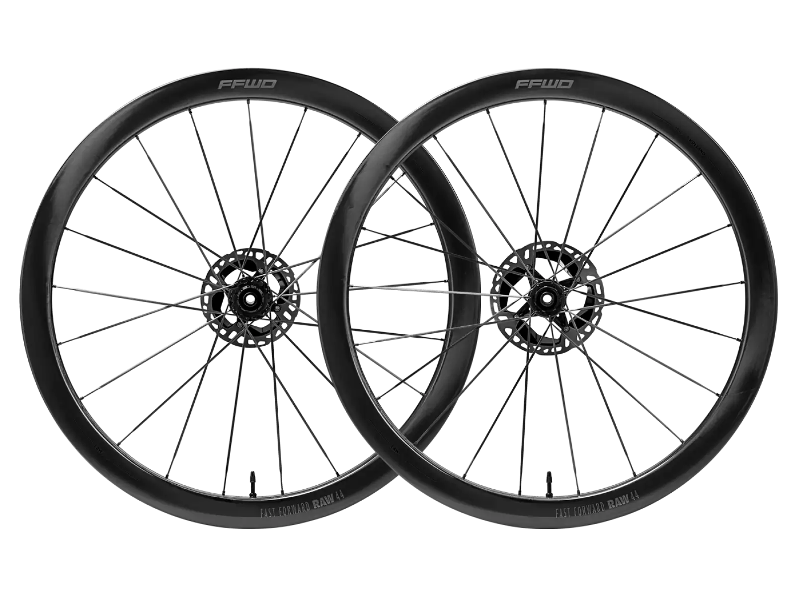 FFWD RAW CS 44 Straßenrad Laufräder Gloss Schwarz