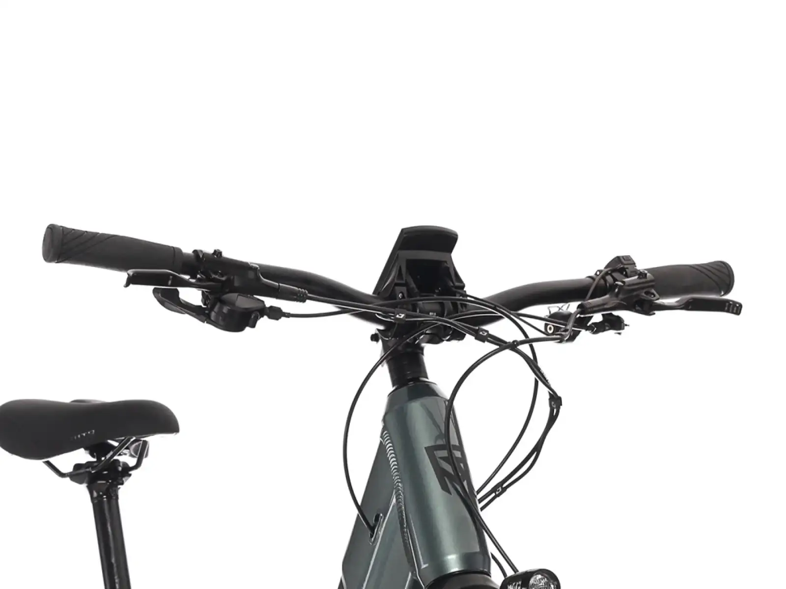 Rock Machine Crossride e450 FS Tiefeinstieg vollgefedertes Elektrofahrrad Ocean Grey/Black