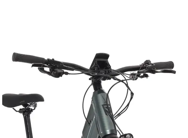 Rock Machine Crossride e450 FS Tiefeinstieg vollgefedertes Elektrofahrrad Ocean Grey/Black