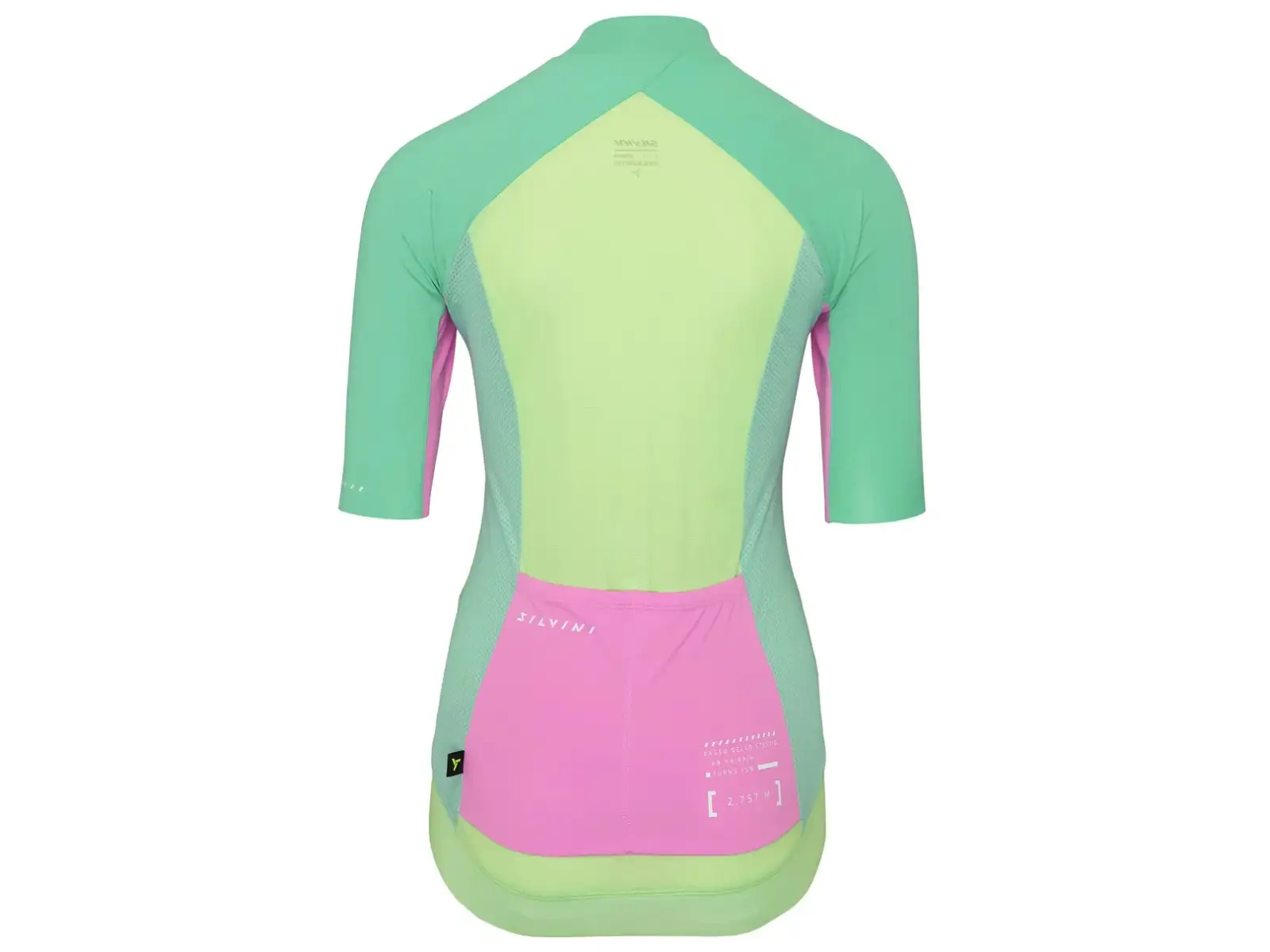 Silvini Stelvia Damen-Trikot Kurzarm Ocean/Blush