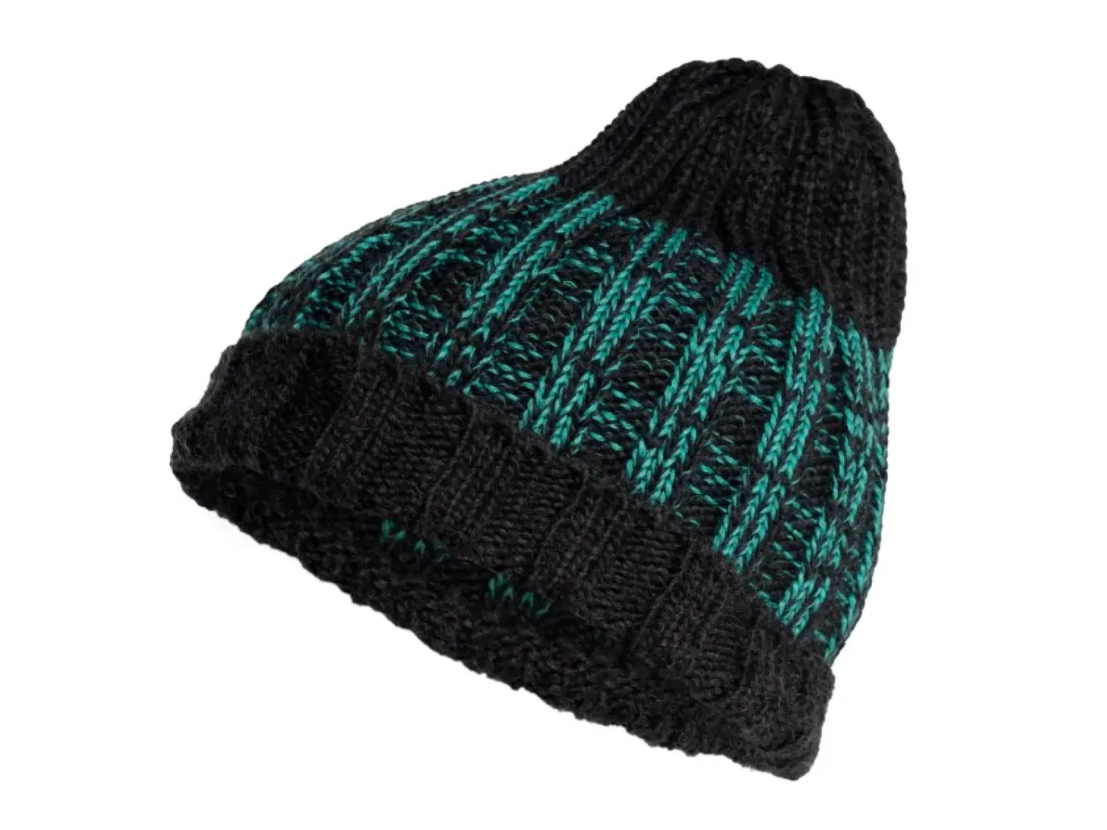 Kästle Beanie Strickmütze Schwarz/Mint