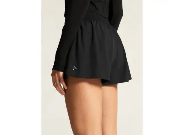 Craft Hypervent Wide Damen-Laufshorts schwarz