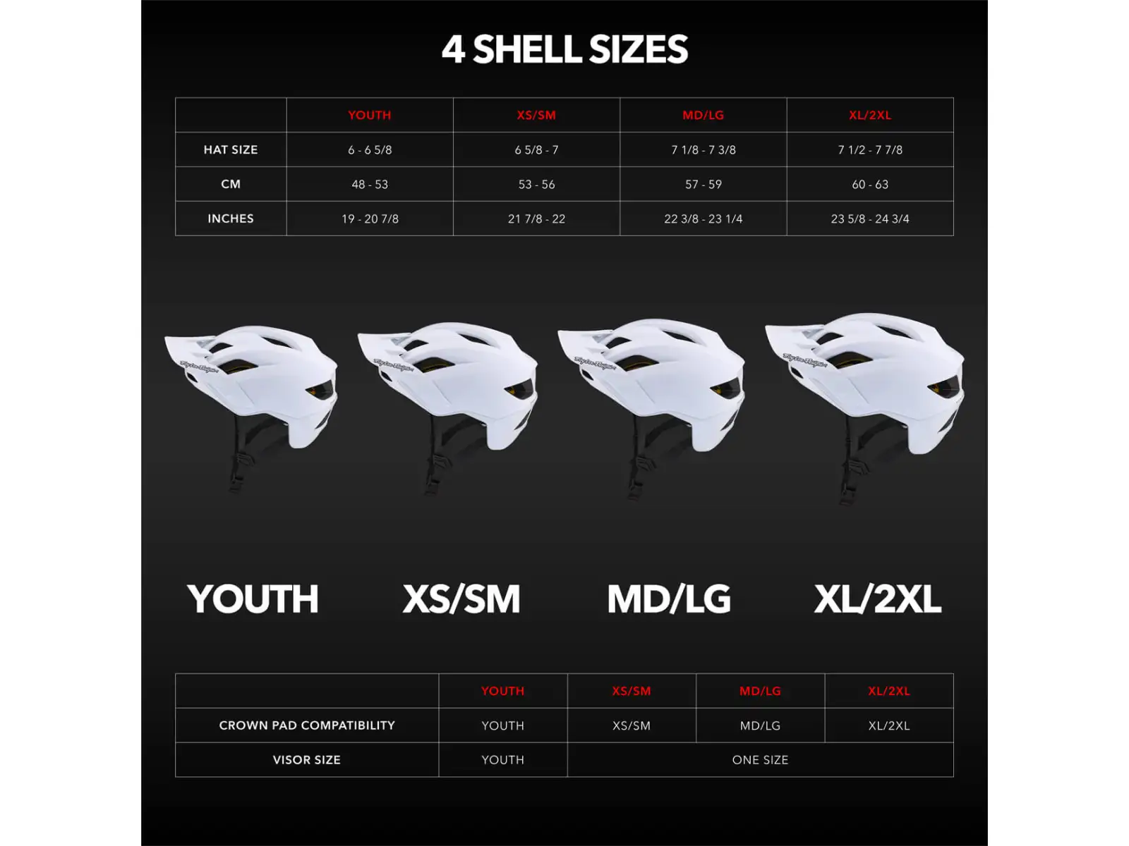 Troy Lee Designs Flowline MIPS Kinderhelm Orbit dunkelblau