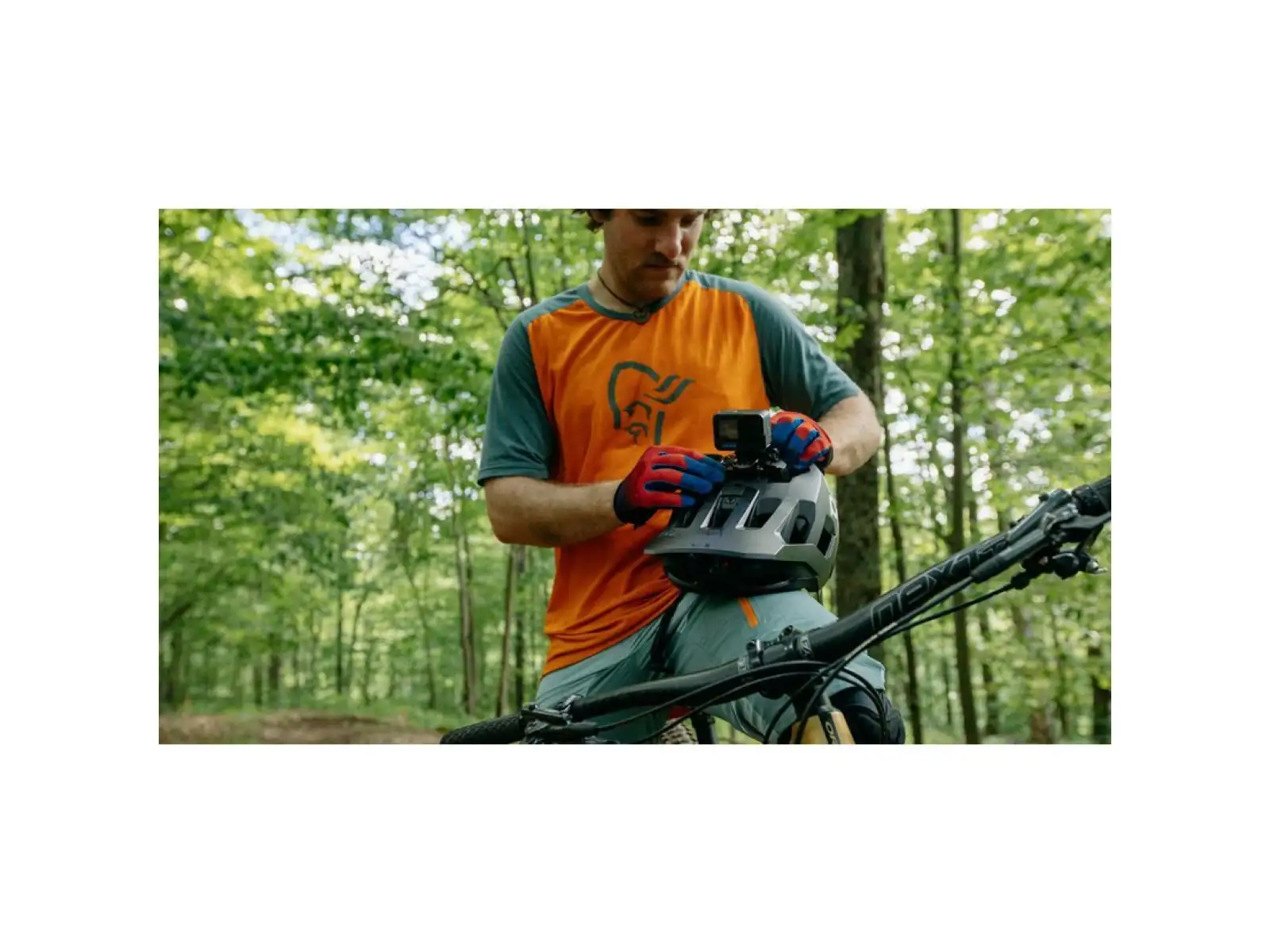 GoPro Halterung für Helm