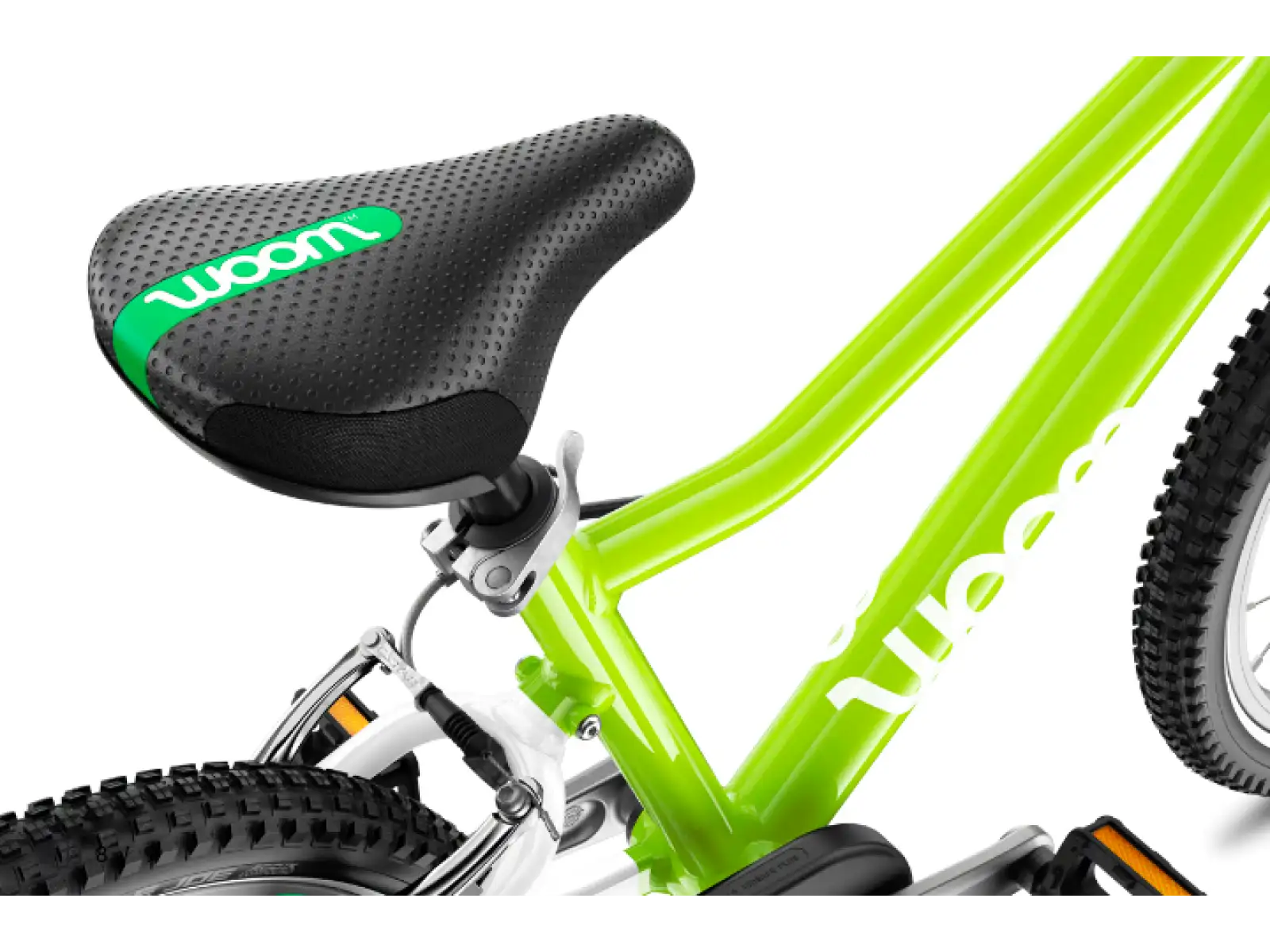 Woom 3 Echse Limette 16 Kinderfahrrad