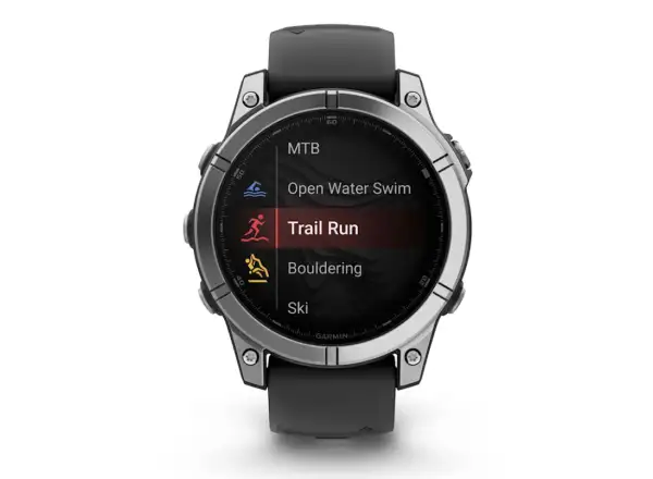 Garmin fenix E - 47 mm AMOLED Smartwatch Slate Grey Steel
