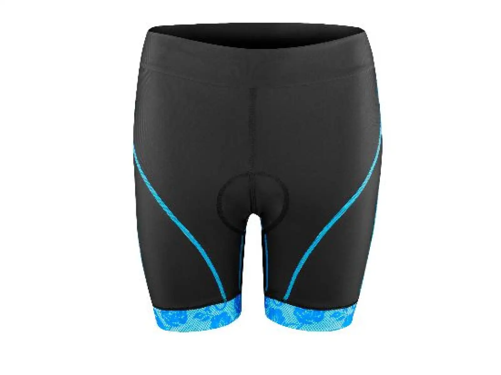 Force Rose Damen Shorts mit hoher Taille Schwarz/Blau