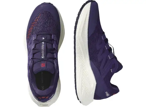 Salomon Aero Glide 3 GRVL Herren-Laufschuhe Blau/Vanille/Rot