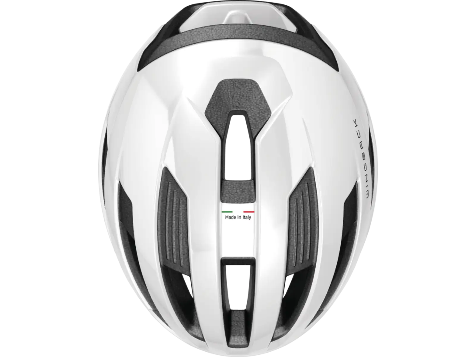 Abus WingBack Straßenhelm Shiny White