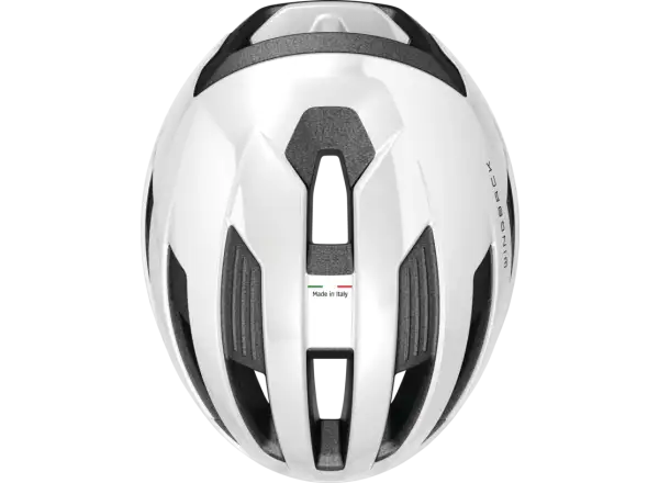 Abus WingBack Straßenhelm Shiny White