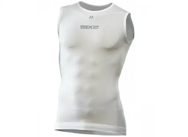 SIXS SML BT Funktions-Tanktop in Weiß.