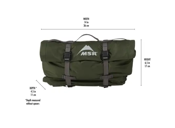 MSR Hubba Hubba Bikepack 2 Zelt für 2 Personen.
