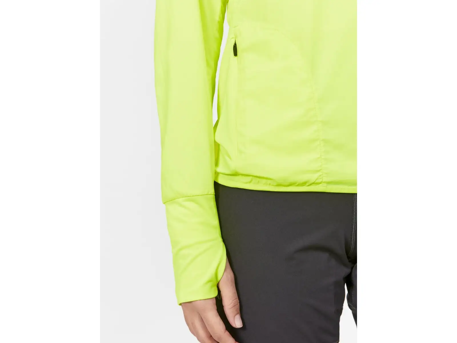 Craft Pro Hypervent Wind Damen-Laufshirt Langarm gelb