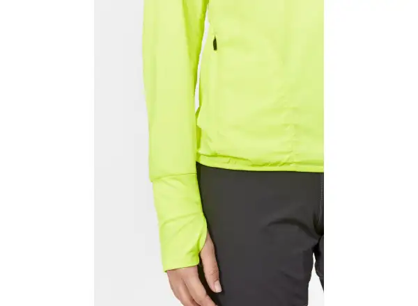 Craft Pro Hypervent Wind Damen-Laufshirt Langarm gelb