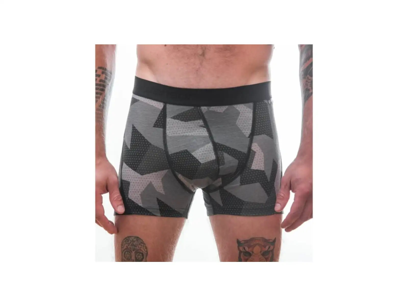Sensor Merino Impress Herren Thermo-Unterwäsche schwarz/Camo
